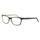 JOOP! 83165 Single Vision Prescription Eyeglasses - Black Frame and Clear Lens 83165-848SV