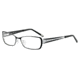 JOOP! 83168 Single Vision Prescription Eyeglasses - Black Frame and Clear Lens 83168-610SV