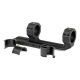 JP Enterprises Flat Top One Piece Extended Eye Relief Optical Mount For Picatinny Rail, Fits 30Mm And 1 Inch Scopes w/Adapter Rings, Black JPFTSM-30/1E
