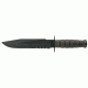 Ka Bar Knives Kb1271 Comboedge Black Fighter Kraton Handle Leather Cordura Sheath