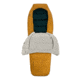 Kelty Eclipse 15 Deg Sleeping Bag, Woodthrush/Turtledove/Green Gables, Short, 35432926SR