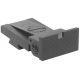 Kensight BoMar BMCS 1911 Chrome Moly Steel Sight, Square Serrated Blade, Black, 860-002