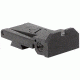 Kensight BoMar BMCS 1911 Chrome Moly Steel Sight, Beveled Serrated Blade, Black, 860-005