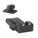 Kensight Bomar BMCS Adjustable Target 1911 Rear Night Sight Set w/Beveled Blade, Black, 960-099