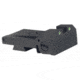 Kensight Bomar BMCS Beveled Blade Tritium Adjustable Rear Night Sight w/Arctic White Outlines, Black, 860-099