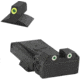 Kensight Bomar BMCS Deep Sight Notch Beveled Blade Adjustable Target 1911 Rear Night Sight Set, Black, 990-099
