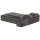 Kensight Certain Glock Adjustable Sight, Beveled Blade, 0.077in Tritium Inserts, Black, 860-793