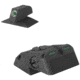 Kensight DAS Serrated Blade Adjustable Rear 1911 Night Sight, Fully Adjustable, Bar-Dot-Bar Tritium w/White Outlines, Black, 970-628