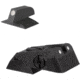 Kensight DAS Serrated Blade w/Artic White Dots Adjustable Rear 1911 Sight, Black, 970-678