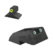 Kensight DFS Serrated Blade Fixed Rear 1911 Night Sight, Green, 990-622
