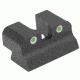 Kensight 1911 A1 Mil-Spec GI Series Government Model Fixed Rear Night Sight, Black, 860-202