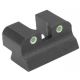 USED, Kensight 1911 A1 Mil-Spec GI Series Government Model Fixed Rear Night Sight, Black, 860-202