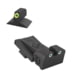 Kensight Bomar BMCS Adjustable Tritium Dot Rear Night Sight, Green, 990-093