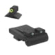 Kensight Rollo 1911 Low-Profile Adjustable Tritium Night Sight Set, Green, 990-098