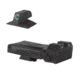 Kensight Ruger SR1911 Adjustable Contoured Base Tritium Night Sight Set, Black, 972-263