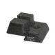 Kensight SLAM Dot Fixed Rear Sight, Designed for One-Handed Cocking/Cycling of Slide, fits Novak LoMount Sight Dovetail, Matte Black, Green Tritium Dots 860-668
