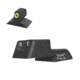 Kensight SLAM Fixed Rear 1911 Night Sight One-Handed Cocking/Cycling of Slide, Recessed Blade, Tritium w/White Outlines, Fits Novak Sight Dovetail, w/ 0.160in Tall, Contoured, Tritium Lumi-Green ProGlo, Black, 990668