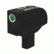 Kensight Springfield 1911 Tenon Staked Front Night Sight, Patridge Target, Black, 870-661