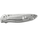Kershaw Leek Cutting Knife, 2.95in. Blade, Partially Serrated, Stainless Steel 1660STKER