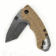Kershaw Shuffle II Folding Knife, 2.6in, 8Cr13MoV, BlackWash, Tan Glass-filled Nylon Handle, Box, 8750TTANBW