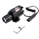 Kexuan Tac Light and Red Laser Sight Combo w/ Remowable Switch, 220 Lumens, Black, FLRL01