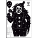 Killer Targets Menacing Killer Clown Target - Pack of 12 KT-012-CLN