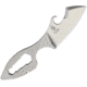 Kizer Cutlery Crocotool, 4.25in Overall, Small Blade L Bottle Opener L Can Opener L Hex/Bit Driver L Wire Cutter L Pry Bar, Satin S35Vn SS Construction, Black Kydex Neck Sheath, T111