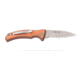 Knives of Alaska Eagle Auto Automatic Folding Knife, 2.9in, CPM MagnaCut Stainless Steel, Spear Point Blade, G10, Orange/Black Handle, 00958FG