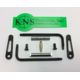 KNS Precision AR15/M16 Gen JJ Non-Rotate Trigger/Hammer Pins .154 Diameter-Black, NRTHP GEN JJ-BK