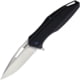 Komoran Linerlock G10 Folding Knife, 3.25" satin finish stainless blade, Black G10 handle, BF210638