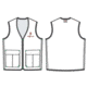 Kryptek Vesuvius Vest II - Mens, Inferno, Large, 21VESVF5