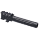 L2D Combat Glock 19 Precision Match Fluted Barrel, Black, LD-BBL-PM-19-F-BLK