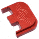 L2D Combat Slide Cover Plate, Glock Gen 5, Red, LD-P-CP-G5-RED