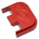 L2D Combat Slide Cover Plate, Glock Gen 5, Red, LD-P-CP-G5-RED