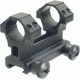 Leapers 3-Points Eye Relief Adjustable Integral Carry Handle Ring Mount Complete with Flat Top Adaptor. MNT-168S