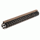 Leapers M-LOK AR15 15 SS Rail, Black/Bronze MTU019SSMZ2