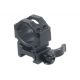 UTG Pro MAX STRENGTH 1in Medium Profile QD Scope Rings Pair, 22mm Width, Black, RQ2W1154