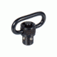 UTG Pro Standard Push Button QD Sling Swivel, 1in Loop, Black, TL-QDSW08A