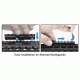 Leapers UTG PRO 1.57in 4-Slot Keymod Picatinny Rail Section, Black MTURS04S