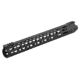 Leapers UTG PRO AR-15 Ultra Slim Free Float M-LOK Handguard, 15 inch, 6061-T6 Aircraft Grade Aluminum, Steel Barrel Nut, Black MTU019SSM3