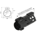 Leapers UTG PRO Forerunner 5in M-LOK Free Float handguard, Black, MTU049SPM