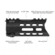 Leapers UTG PRO Forerunner 5in M-LOK Free Float handguard, Black, MTU049SPM