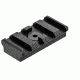 UTG PRO M-LOK 4-Slot Picatinny Rail Section, Black