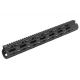 UTG Pro AR-15 Super Slim Free Float Handguard, 15 in, Rifle Lenth, Black, MTU019SS