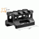 Leapers UTG Super Slim Picatinny Riser Mount, 0.75in Height, 3 Slots MT-RSX7S