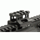 Leapers UTG Super Slim Picatinny Riser Mount, 0.75in Height, 3 Slots MT-RSX7S