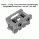 Leapers UTG Super Slim Picatinny Riser Mount, 0.75in Height, 3 Slots MT-RSX7S