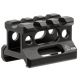 Leapers UTG Super Slim Picatinny Riser Mount, 0.83in Height, 3 Slots, Black, MT-RSX8S
