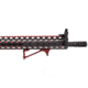 Leapers UTG Ultra Slim Angled Foregrip, Keymod, Matte Red, MT-AFGK01R