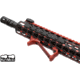 Leapers UTG Ultra Slim Angled Foregrip, Keymod, Matte Red, MT-AFGK01R
